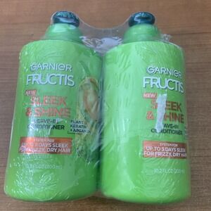 Garnier Fructis Sleek & Shine Leave-in Hair Conditioner, 10.2 fl oz (2 Pack) US